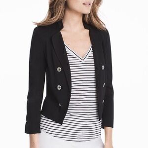 White House Black Market Ponte Jacket 0 XS